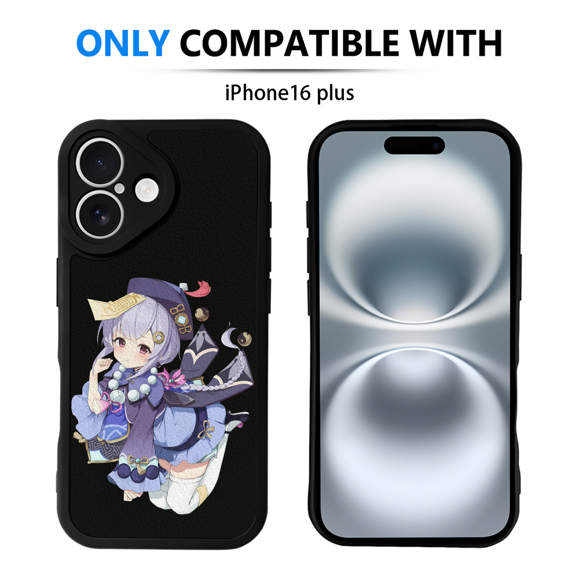 げんし神 七七 なな  genshin Nana 【iPhone 16シリーズ対応】シリコンスマホケース（レザー調） 材質：シリコン